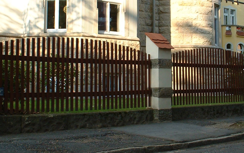Vierkant Zaun - Holzverarbeitung Eberth